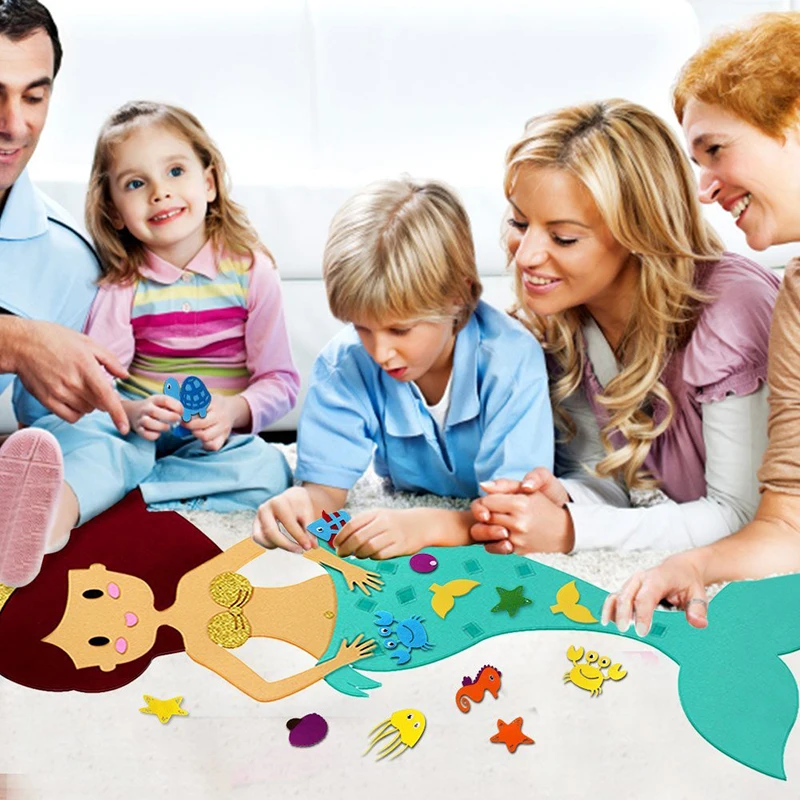 100cm Felt DIY Craft Birthday Party Funny Game Decorations ...