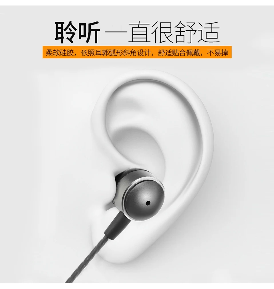 Metal Type-c In-ear Earphone Wired 3.5mm Jack Stereo Earbuds Headphones with Mic for Phone Deep Bass Headset Sports Earphones    (10)