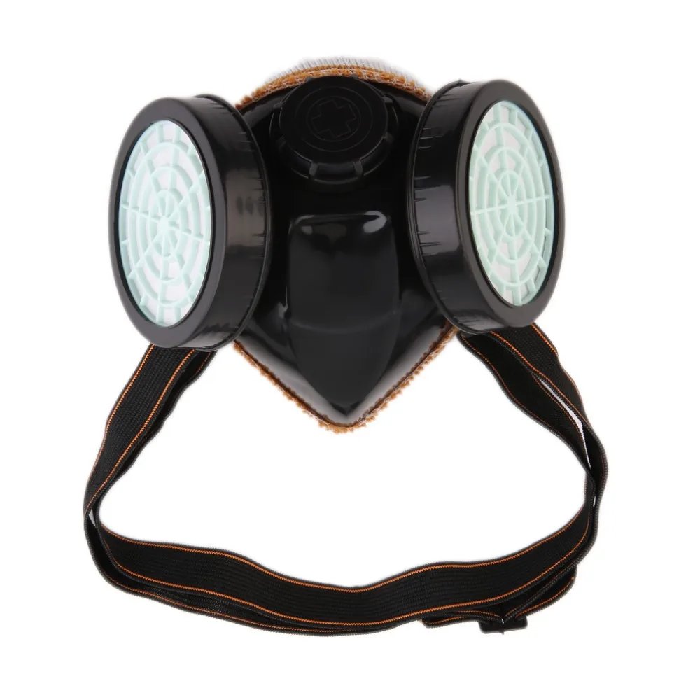 Защитный фильтр двойной Анти-пыль спрей краска промышленный химический газ Респиратор маска очки набор черный высокое качество