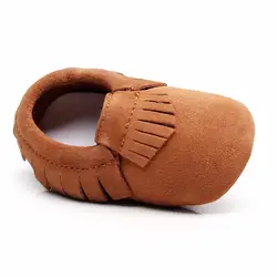 HONGTEYA/Новое поступление, нескользящая обувь из натуральной кожи для малышей, мягкая обувь для девочек, мокасины для малышей