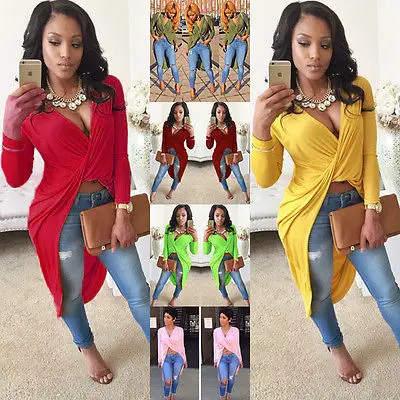 نساء جنسي جديد أزياء العميق الخامس الرقبة فستان طويل الأكمام clubwear ملهى حزب فستان قصير زائد الحجم