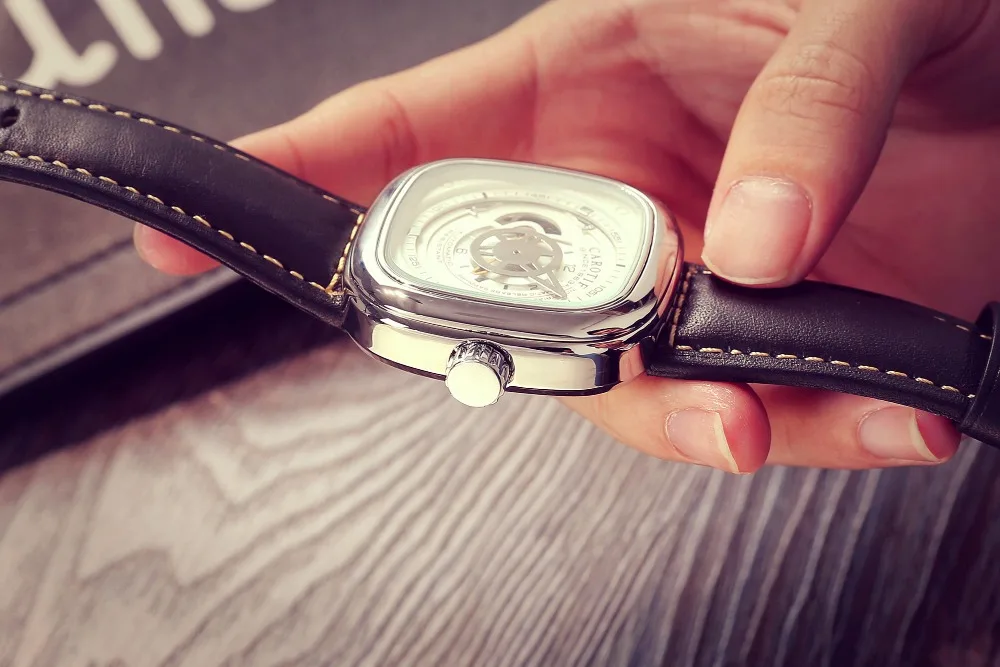 CAROTIF Высокое качество Tourbillon Для мужчин часы Montre HommeTop Роскошные брендовые Бизнес
