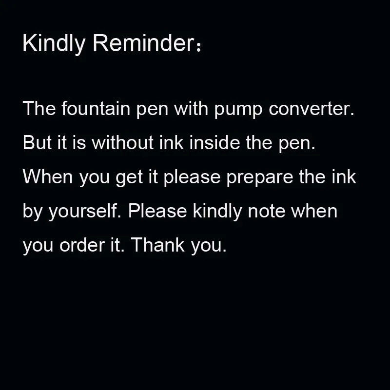Fountain pen ink description