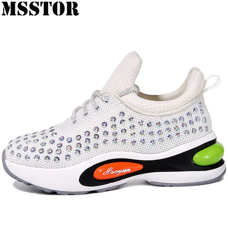 MSSTOR 2019 New Breathable Mesh Sport Shoes For Women Casual Fashion Running Shoes Woman Brand Athletic Walking Ladies Sneakers MSSTOR 2019 New Breathable Mesh Sport Shoes For Women Casual Fashion Running Shoes Woman Brand Athletic Walking Ladies Sneakers