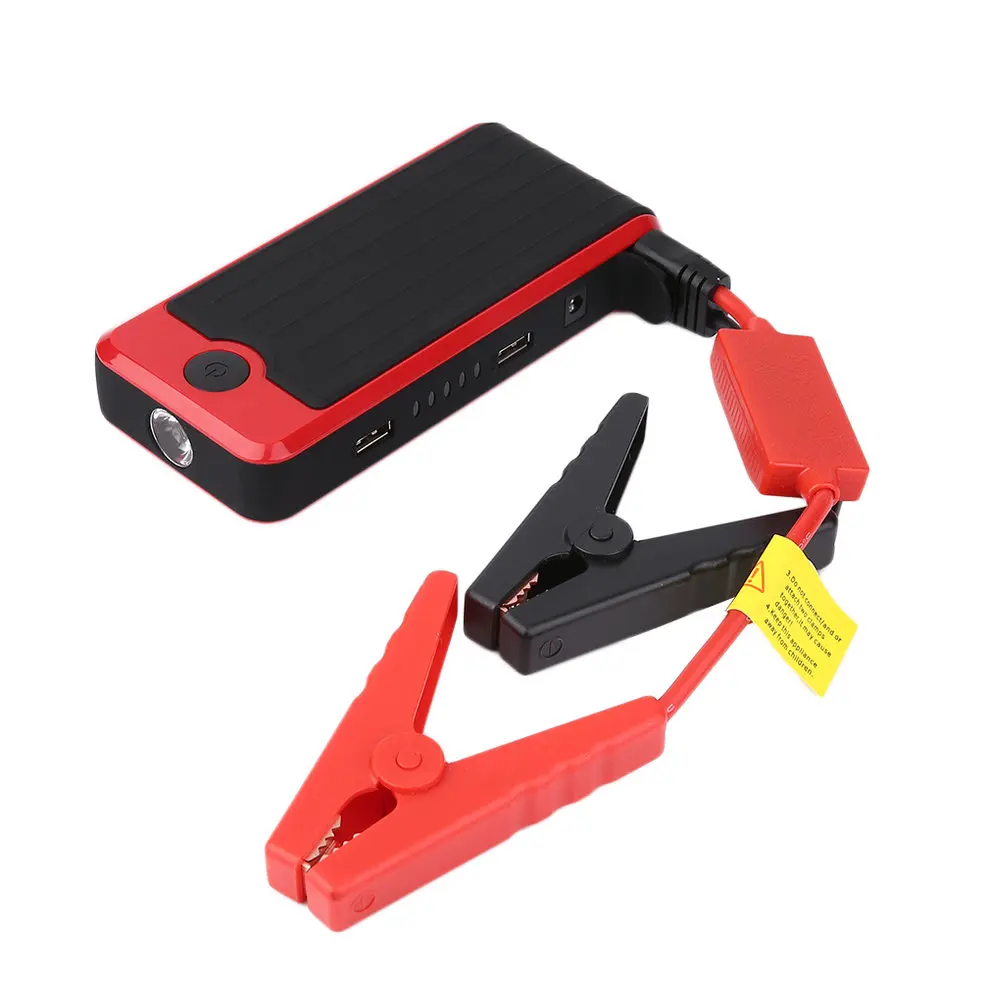 

50800mAh Portable Mini Size Automatic Power Bank Battery Vehicle Emergency Charger Car Jump Starter Booster Red