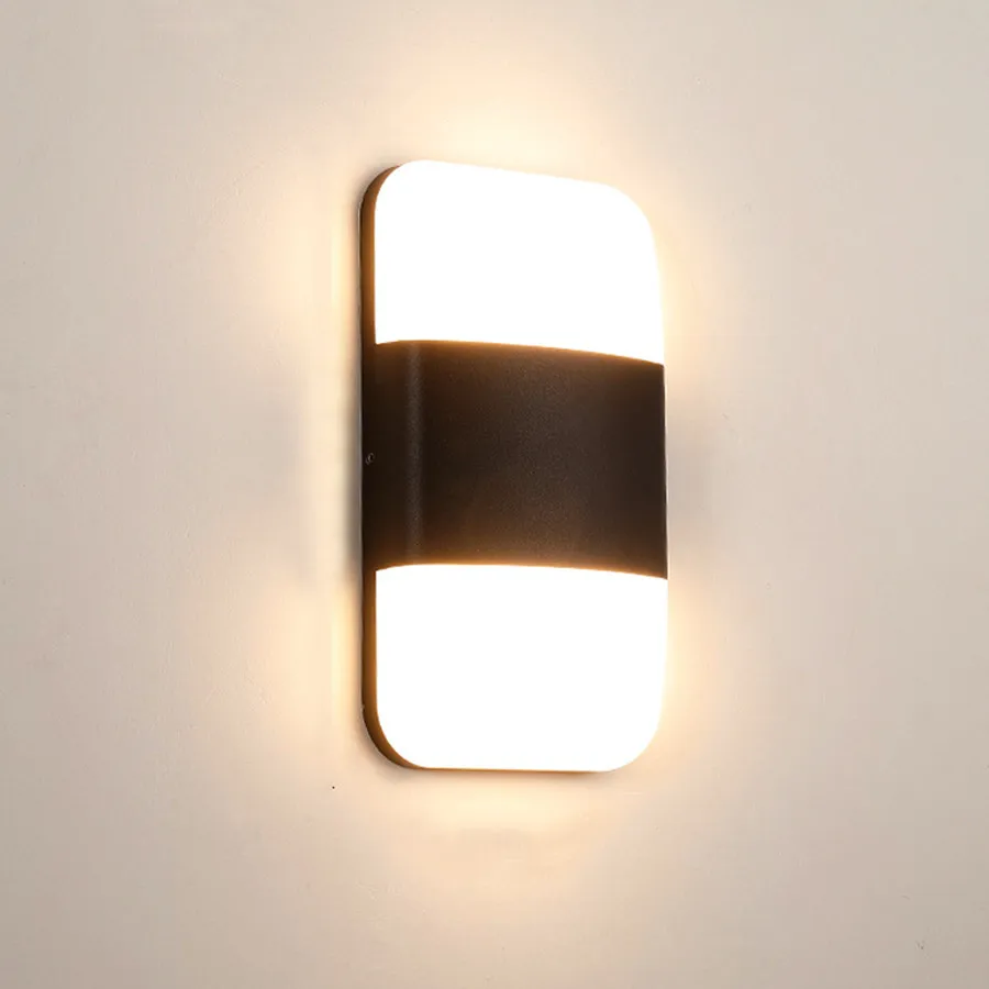 

BEIAIDI 12W Waterproof Up Down LED Wall Lamp Outdoor Garden Porch Corridor Balcony Wall Light Villa Hotel Exterior Wall Sconce