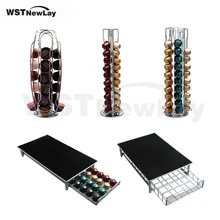 

2018 New Arrival Shelf Cocina Kitchen Accessories Organizer Storage Dolce Gusto Capsule Holder For 18-40 Cups Stand