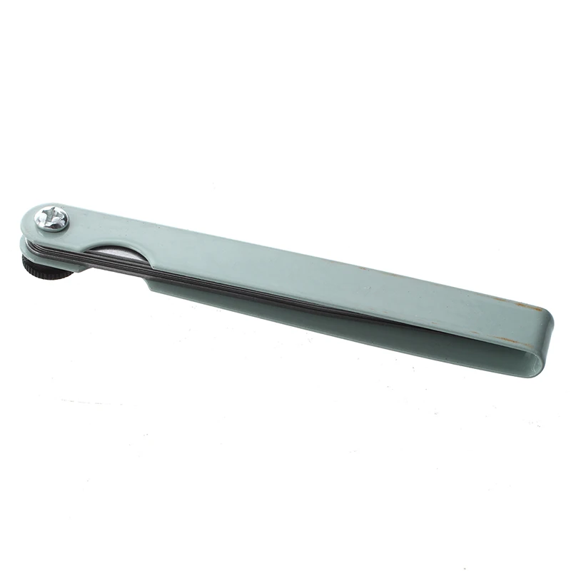 SODIAL (R) серебристый металлический Метрическая зазор толщина щупа датчик лезвия 0,02-1 мм инструмент