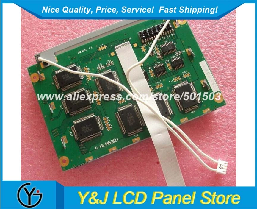 LCD Screen Panel 5.2 inch 320×240 Resolution replace Hosiden HLM6321