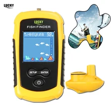 Lucky беспроводной FishFinder Sonar рыбалка приманка 120 м работать рыбы значок дисплей w/Sonar эхолот сигнализации RL49-0065 рыболокаторы