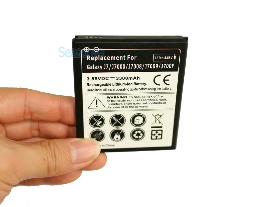 5 шт./лот 3300 мАч EB-BJ700BBC сменный литий-ионный аккумулятор для Samsung Galaxy J7 / J7000 J7008 J7009