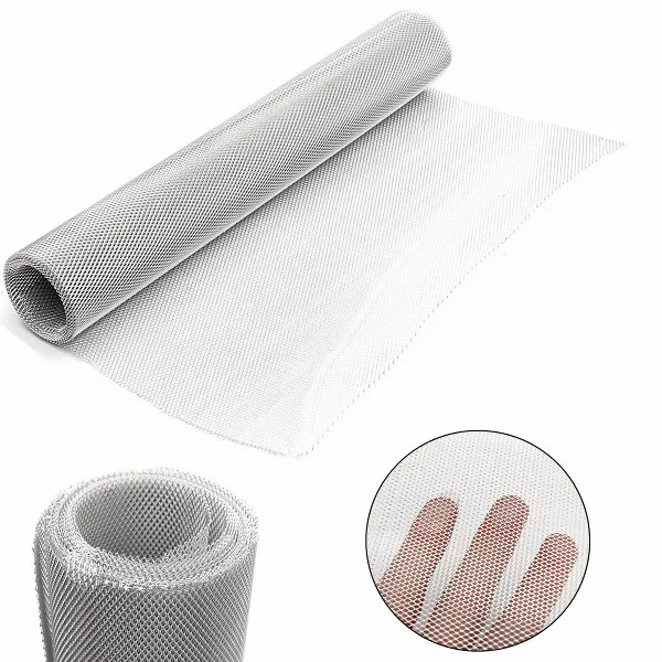 

50cm x 3m Fine Aluminium Modelling Mod Mesh Wire Filter Sheet Hole Dia 2mm/3.5mm