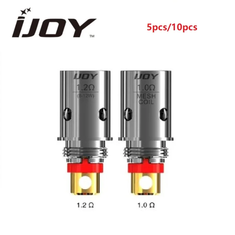 Оригинал 5 шт. катушка IJOY Mercury с 1 0ом сеточная катушка/1 2 Ом Обычная для vape Kit вейпа |