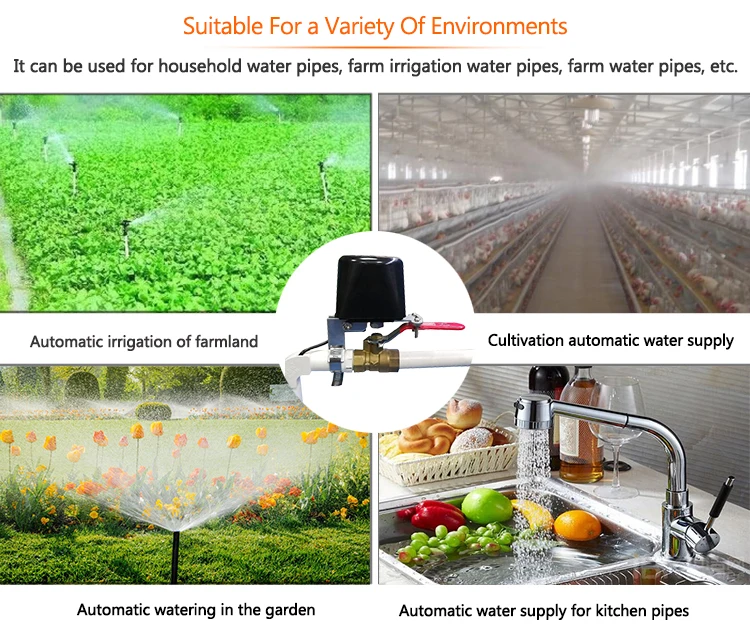 Spetu 2 шт./лот Умный Сад таймер отключения воды Wi-Fi контроллер орошения система полива Автоматический Газовый клапан домашней автоматизации