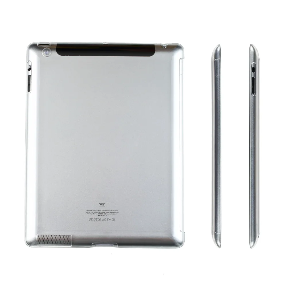 

Stylish Clear Transparent PC Hard Back Protective Case Cover For iPad 2 3 4
