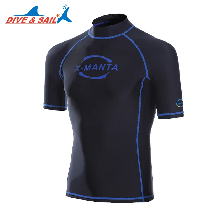 

DIVE&SAIL Lycra UPF 50+ Rash Guards For men Body Suits Separates Snorkeling Diving Skin Anti-UV Wear Surfing Sports Swim Clothes