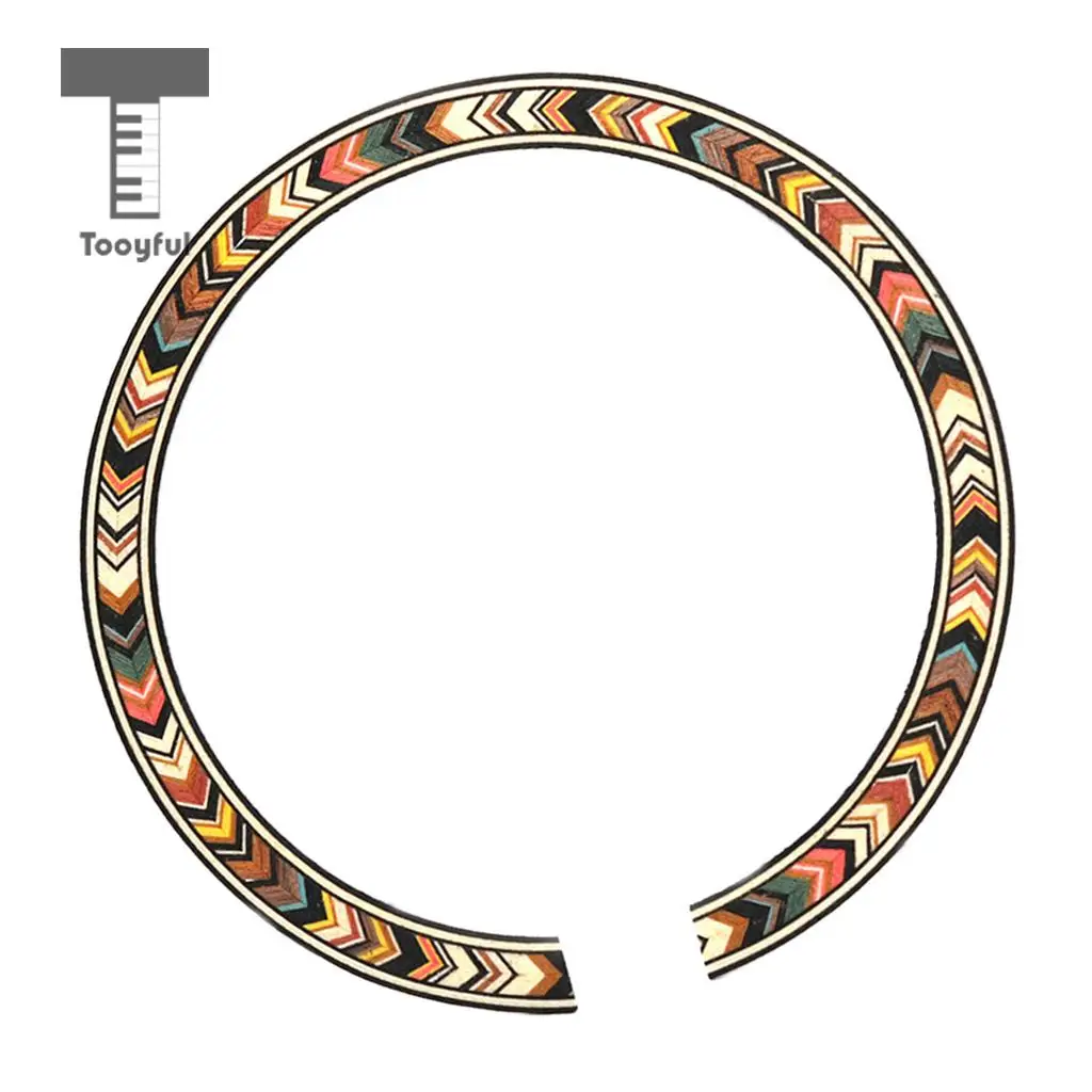 Tooyful  B-77 Soundhole Decal Sticker Acoustic Guitar Decoration Replacement