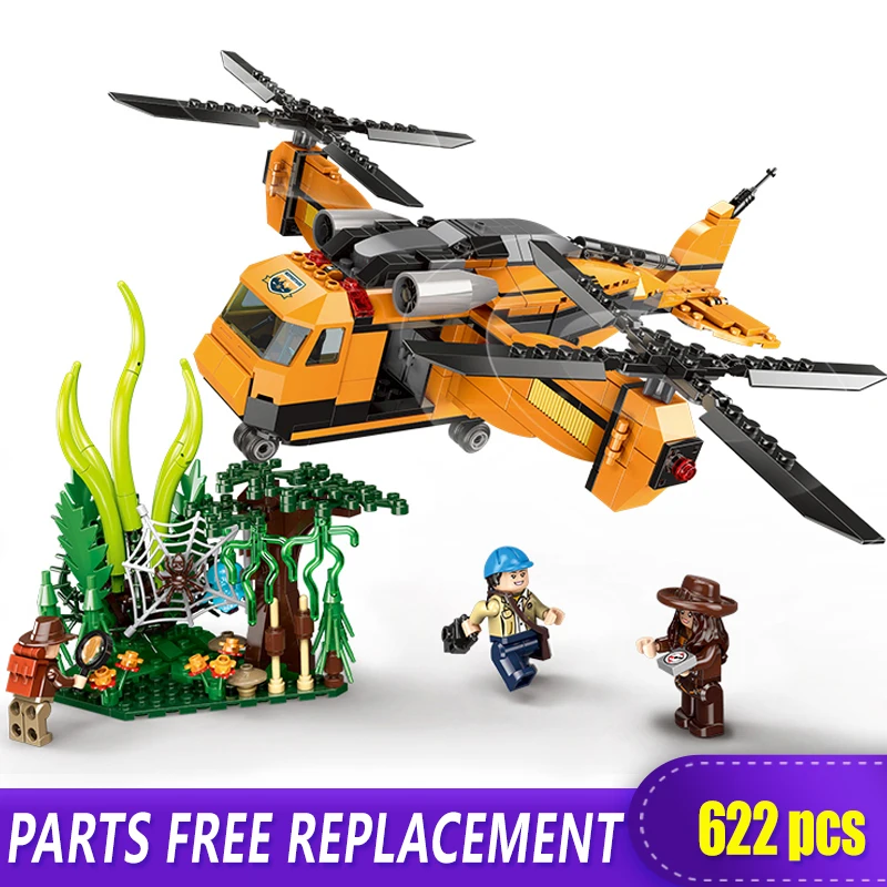 

XINGBAO New Genuine 622Pcs Man vs. Wild Rescue Helicopter Building Blocks Bricks Toys As Funny Boy Gifts Compatible With LOGO