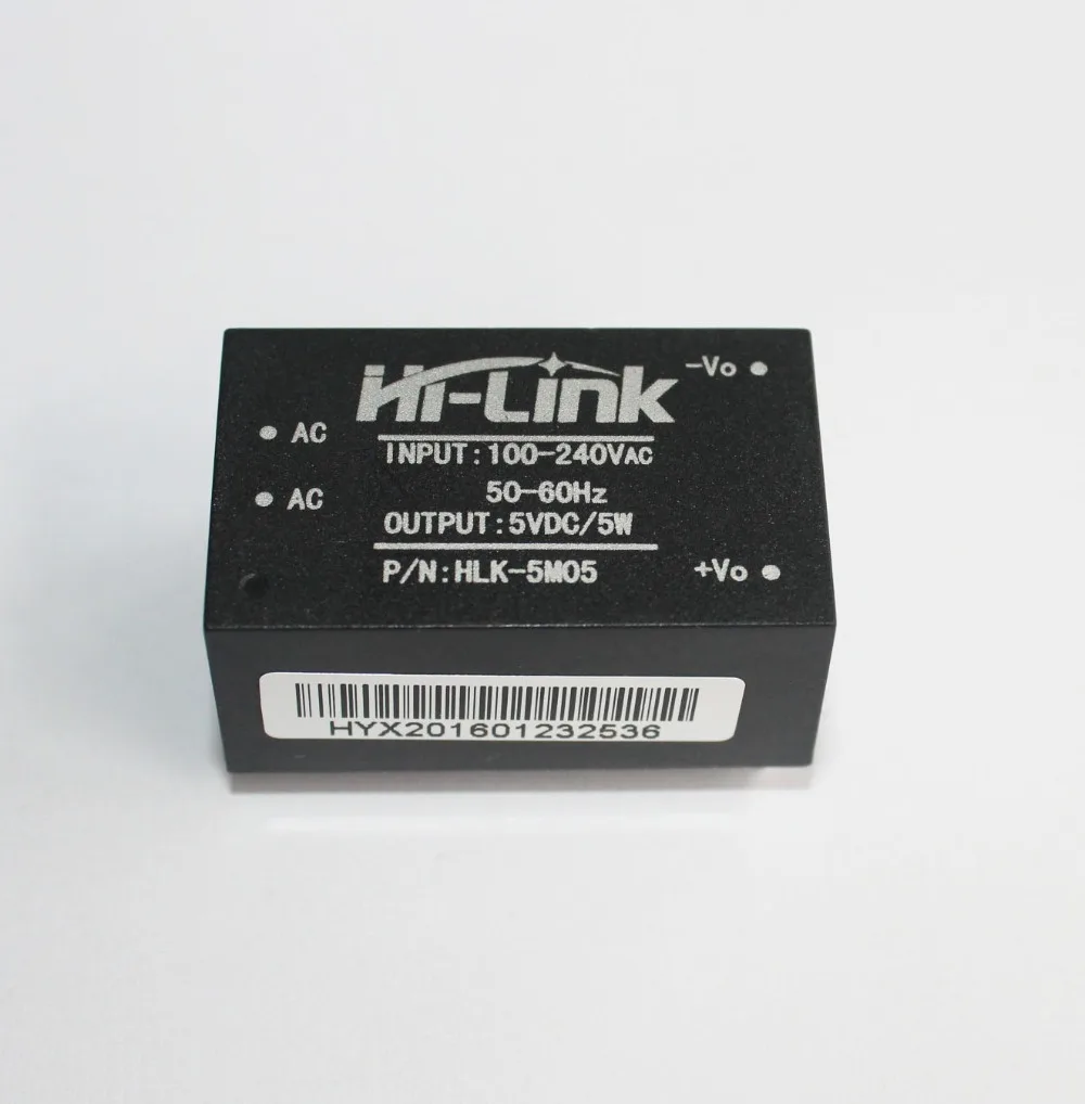 

Free shipping 220v 5V/ 5W AC - DC isolated switching step-down power supply module