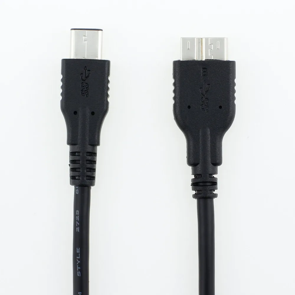 5Gbps Micro B USB 3.0 to USB 3.1 Type-C Micro B Data Cable 1m 3ft For Macbook USB 3.0 External Hard Drive 5Gbps Micro B USB 3.0 to USB 3.1 Type-C Micro B Data Cable 1m 3ft For Macbook USB 3.0 External Hard Drive