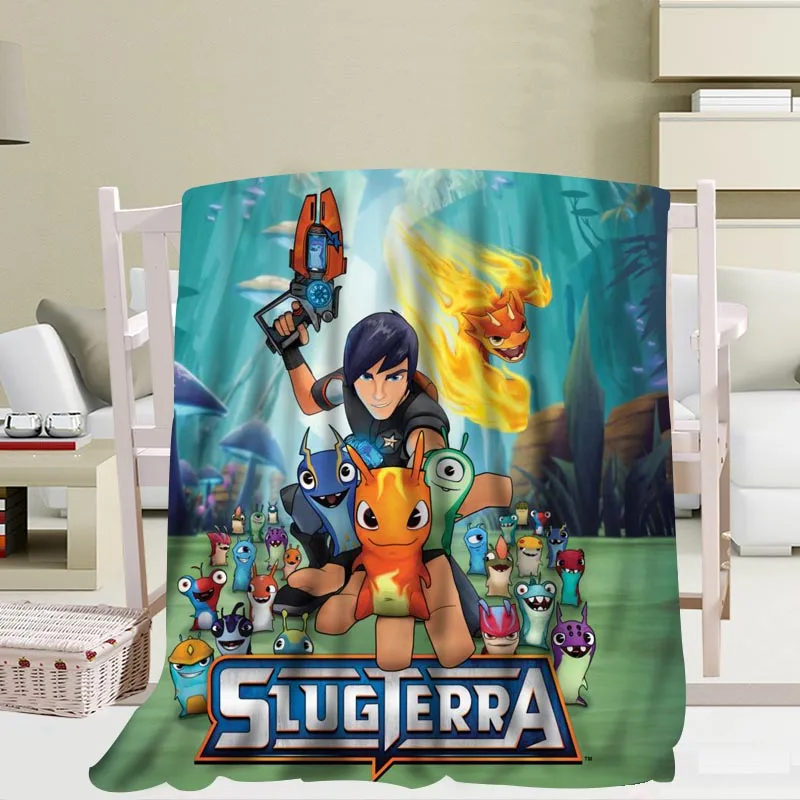 Новое поступление Slugterra одеяло s 3D печать мягкое одеяло бросок на дом/диван/постельные принадлежности портативный взрослый Дорожный Чехол одеяло - Цвет: 1