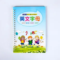 Cahier de calligraphie pour enfants, 1 pièces, Alphabet anglais, Groove de caractère ABC, exercices de calligraphie, livre de pratique, livres 