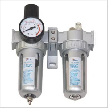 

3/8'' Air Compressor Oil Lubricator Moisture Water Trap Filter Regulator With Mount