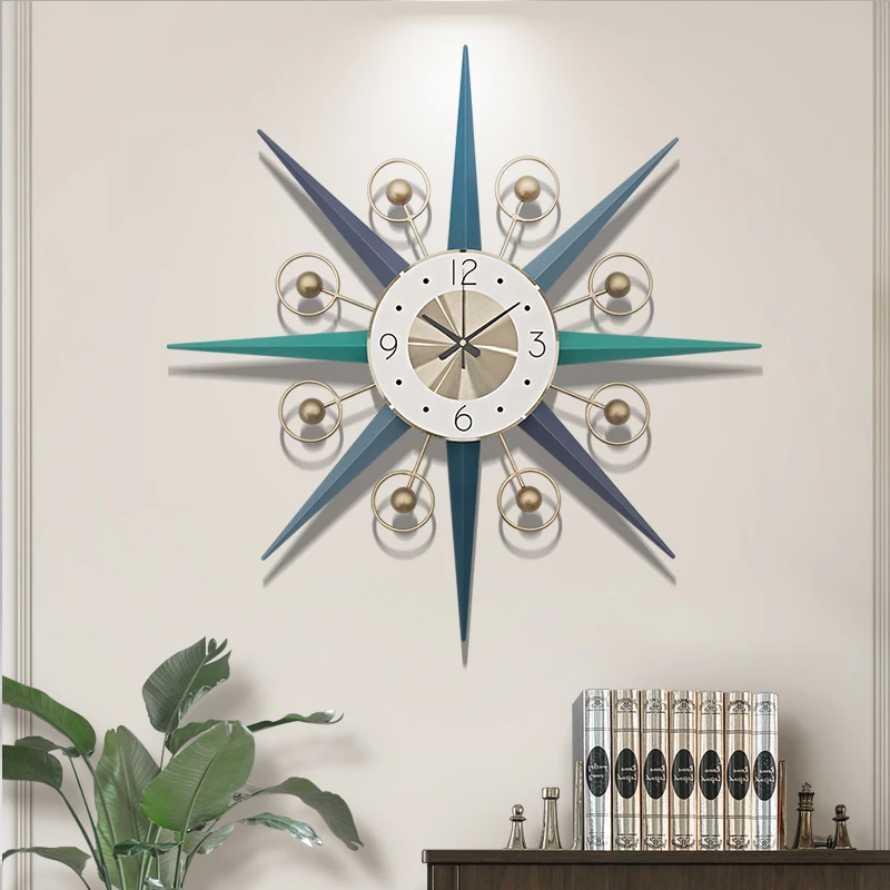 71 см, креативные настенные часы в скандинавском стиле, современный дизайн, бесшумные часы, украшение для дома, кварцевые часы, большие часы на стену