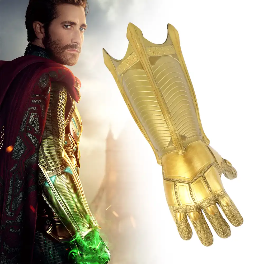 yellow superhero gloves