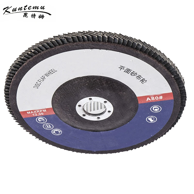 11pcs Dark Blue Flap Disc 2 50mm 80 Grit Sanding Grinding Wheel Abrasive Set 