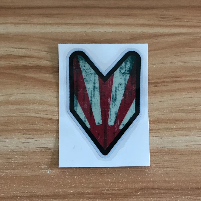 

JDM Novice sunrise style Car sticker scratch HellaFlush reflective stickers for honda toyota Mitsubishi nissan accessories