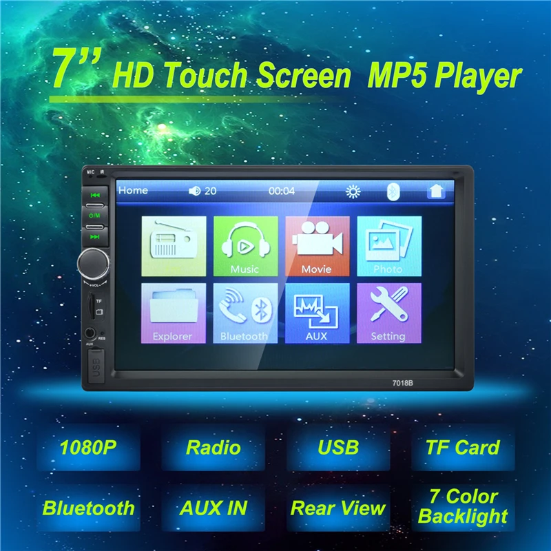 Autoradio 2 Din General Car Models 7 inch LCD Touch Screen Car font b Radio b