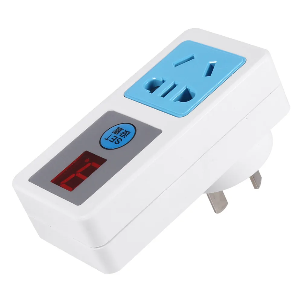 

New 1 pcs 9/24 Hours Electrical AC 220V Energy-saving Timer Socket Home Appliances Digital Timing-Switch