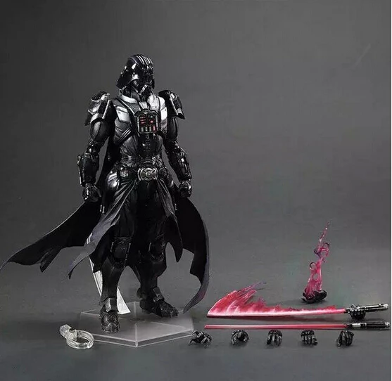 

1pcs Star Wars Darth Vader fighting style action pvc figure character toy tall 30cm in box hot sell.