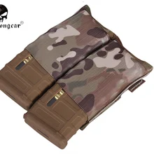 Emerson Шестерни двойной M4 чехол быстро журнал MOLLE снаряжение для военных игр для страйкбола техники MAG Мультикам EM2387C