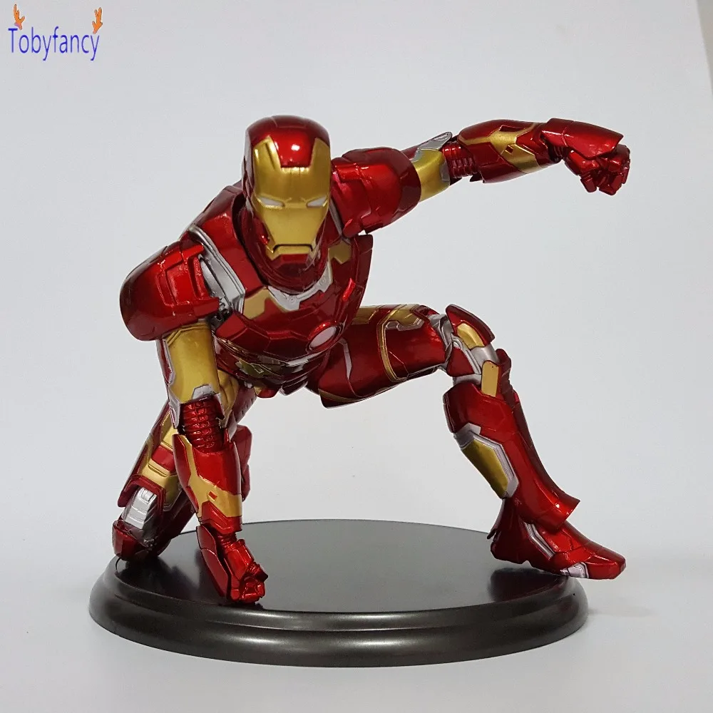 

Iron Man Action Figure MK43 Ironman PVC 240mm Collectible Model Toy Anime Iron Man Mark 43 Superhero Tony Stark