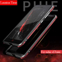 Ultra Mince Deux-tone Couleurs Cas de Téléphone pour ZTE nubia Z17 mini Couverture de Haute Qualité En Aluminium En Métal Cadre Cas antichoc Protection