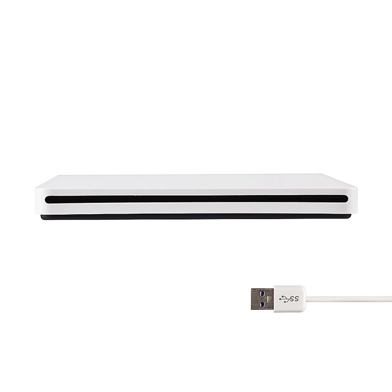  Super Slim External Slot in DVD RW Enclosure USB 3.0 Case 9.5mm SATA For Optical Drive laptop Macbo