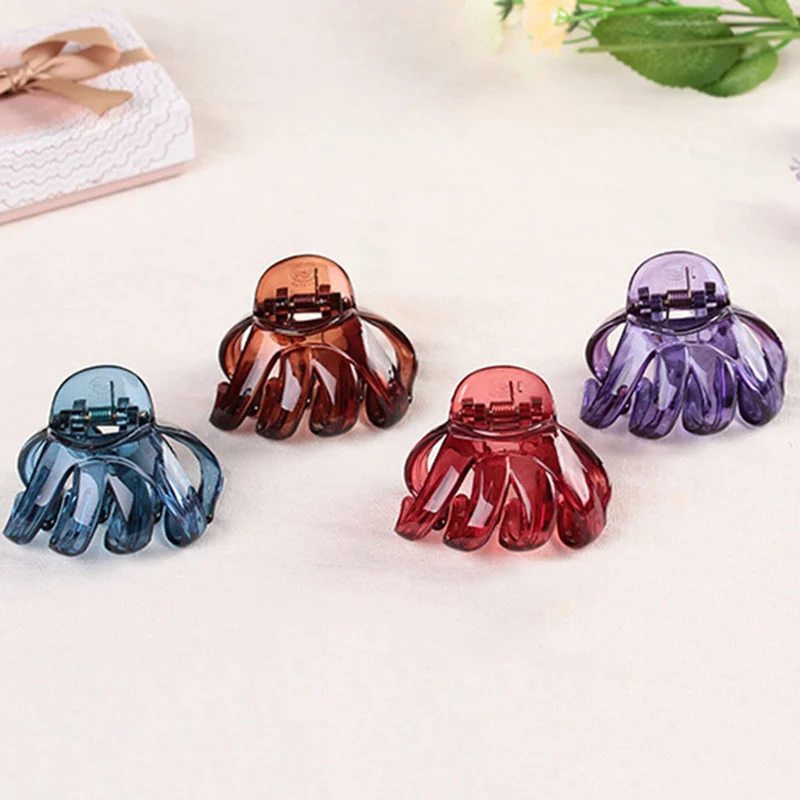 

Korean Style Women Lady Hair Claw Acrylic Hair Clips Barrette Crab Clamp Hair Pins Ornaments Hair Accessories