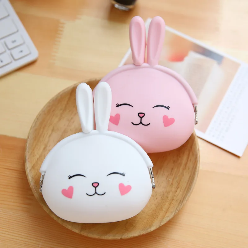 

Cartoon Rabbit Zipper Earphone Storage Bag Case For Headphone Earbuds Key Coin Holder Earphone Protector USB Cable Organizer