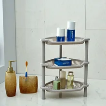 4 Colors Kitchen Shelf Plastic Simple Modern Storage Holders & Racks Home Trunk Triangle Combination Storage Bathroom Shelf