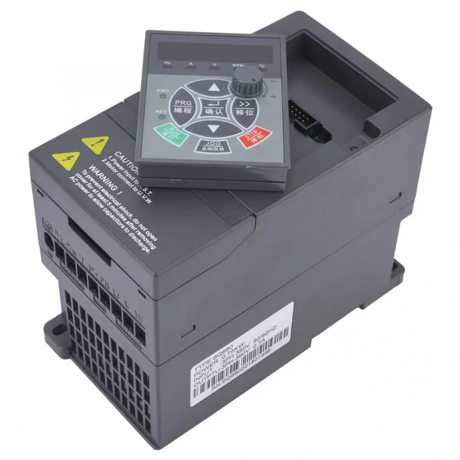 Частотно-регулируемым приводом инвертор 380V 0.75KW 3 фазы Вход 3 фазы Выход VFD частотно-регулируемый привод преобразователя с переменной частотой