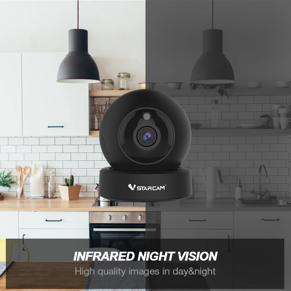 Оригинальная Vstarcam ip-камера 1080P 2MP G43S, Wifi, камера видеонаблюдения, ИК камера ночного видения, CCTV камера, приложение, удаленный мобильный вид