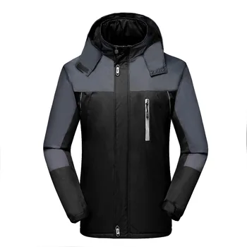 

2019 Winter jacket men velvet warm windproof parka mens waterproof outdoorsports military hooded jackets jaqueta masculina coats