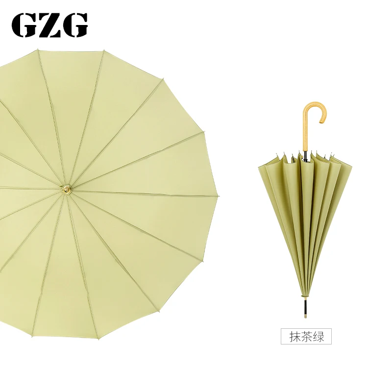 

Japanese Art Small Students Handle Umbrellas Female Sunny and Rainy Fresh Long Dual-use Creative Straight Umbrella Anti-wind