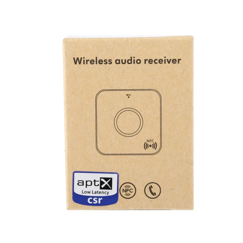 Универсальный беспроводной Bluetooth передатчик аудио APT-X NFC CVC6.0 Встроенный микрофон AUX Выход для телефонов iPad PC tv