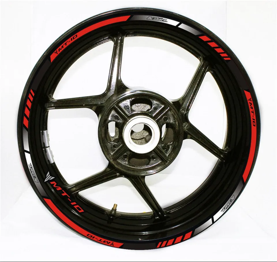 Fit for YAMAHA MT 10 motorcycle wheel decals stickers rim stripes MT 10