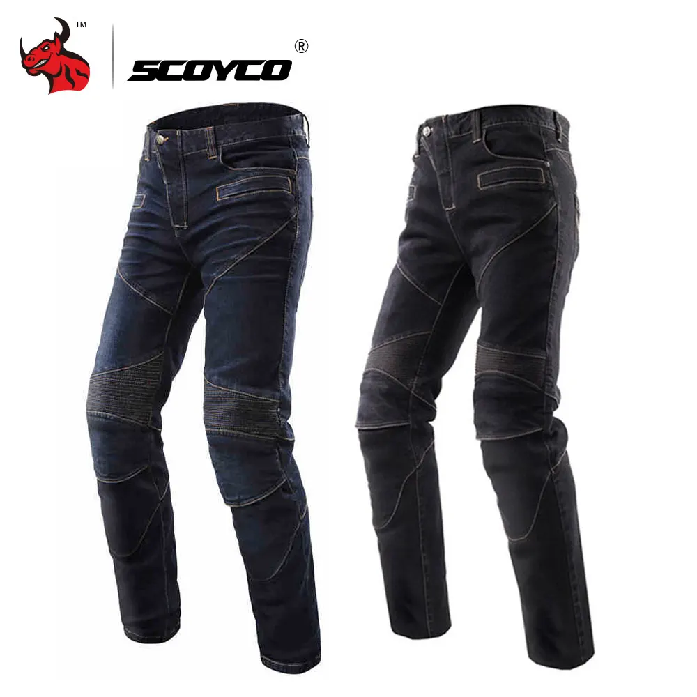 

SCOYCO Motorcycle Jeans Motorcycle Trousers Men's Off-Road Racing Pants Casual Pants Motorbike Jeans With CE Kneepad S-XXXL