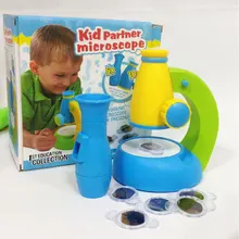 Креативная научная активность детский микроскоп Игрушки для маленьких детей подарок на день рождения