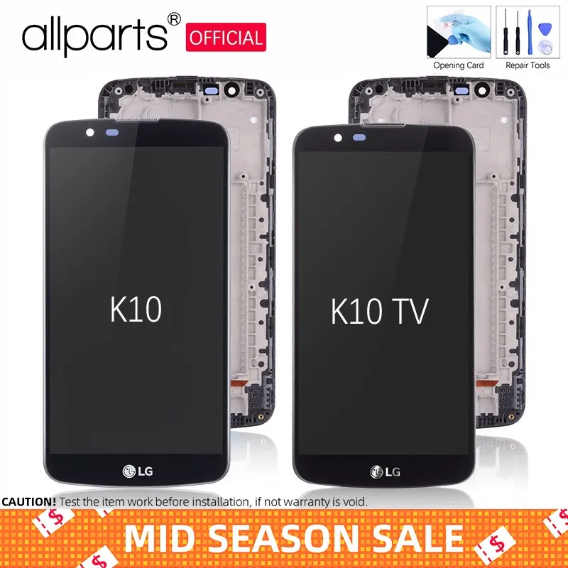 

5.3" Original LCD For LG K10 Display Touch Screen with Frame For LG K10 TV LCD K410 K430 K430DS K420N 420N K10 Lte